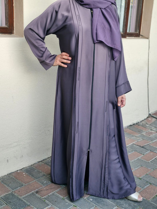 Grape Abaya with Tassel & Scarf Set | Regal Collective | Modest Wear Cape Town