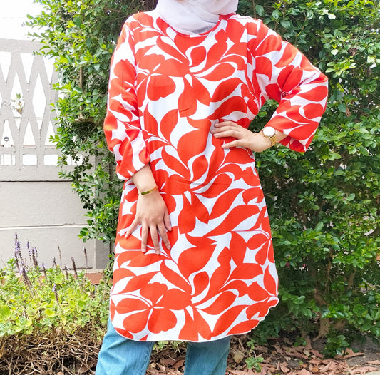 Bold Pattern Top – Cape Town Modest Fashion | Regal Couture