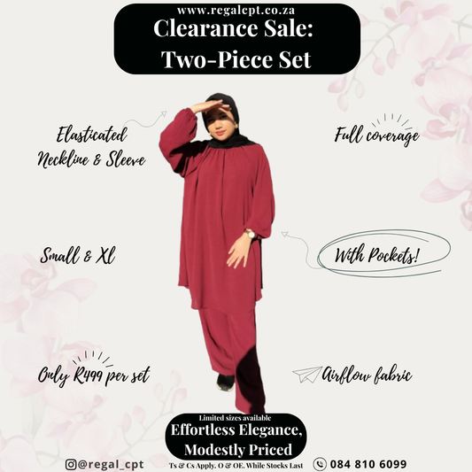 The Two-Piece Modest Set: Comfort, Coverage & Everyday Elegance |Affordable Modest Fashion Cape Town